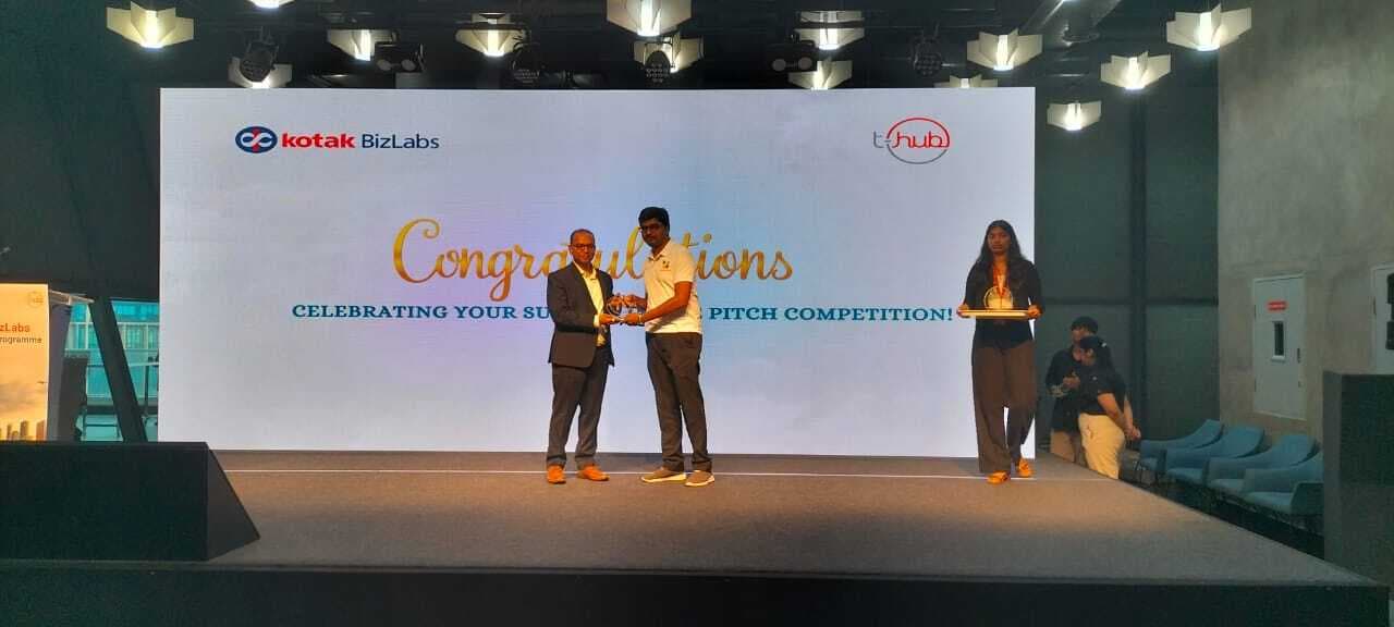 Honored with “The Best Sustainable Model” award  by Kotak Bizlabs.